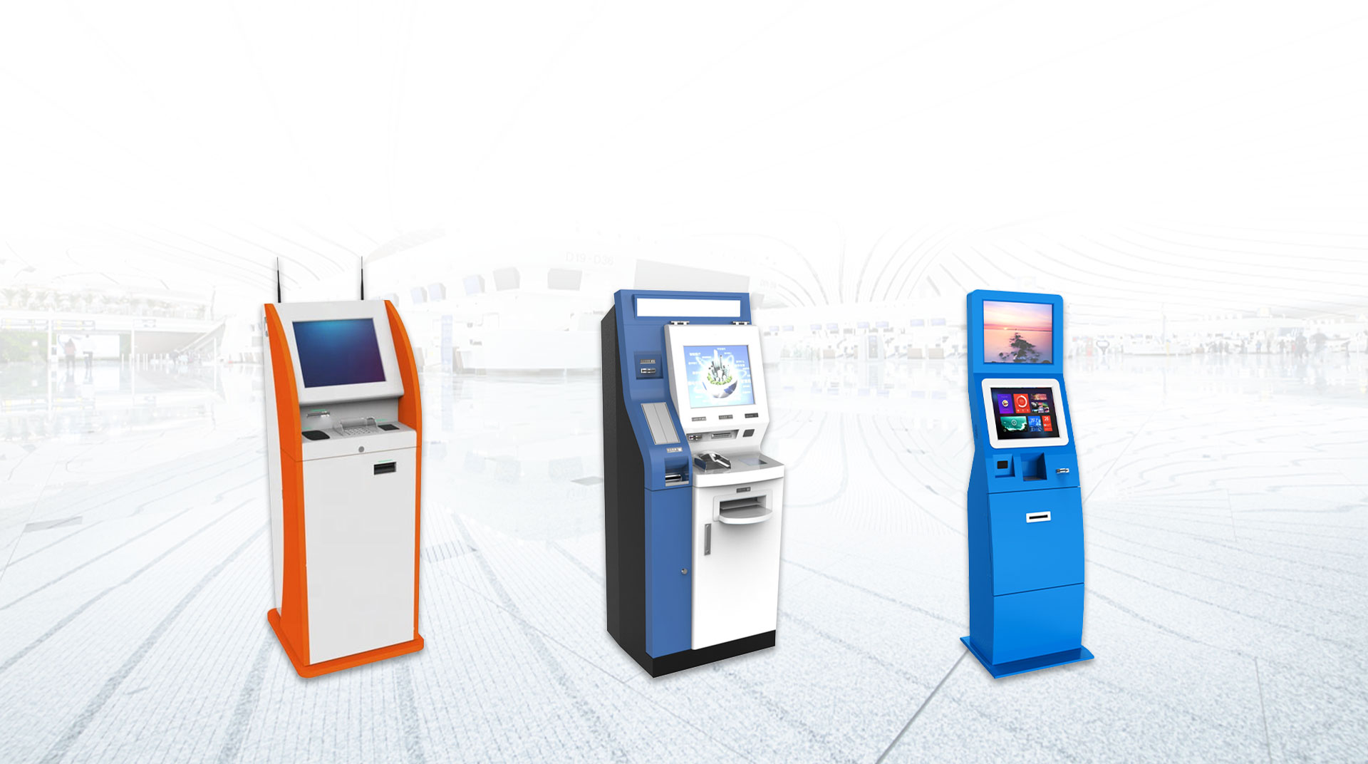 Selfdiens Terminal Kiosks-stelsel werkhoof